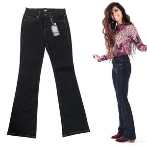 LuLaRoe Dark Navy Lularoe Stretch Skinny Bootcut Jeans 34